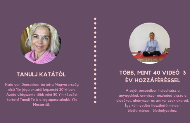 Yin Joga ONLINE oktatoi kepzes II.